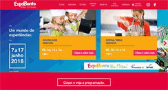 Desktop Screenshot of expobento.com.br