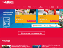 Tablet Screenshot of expobento.com.br